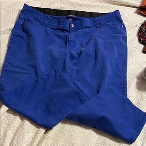 Catherines Deep Blue Ankle Pants